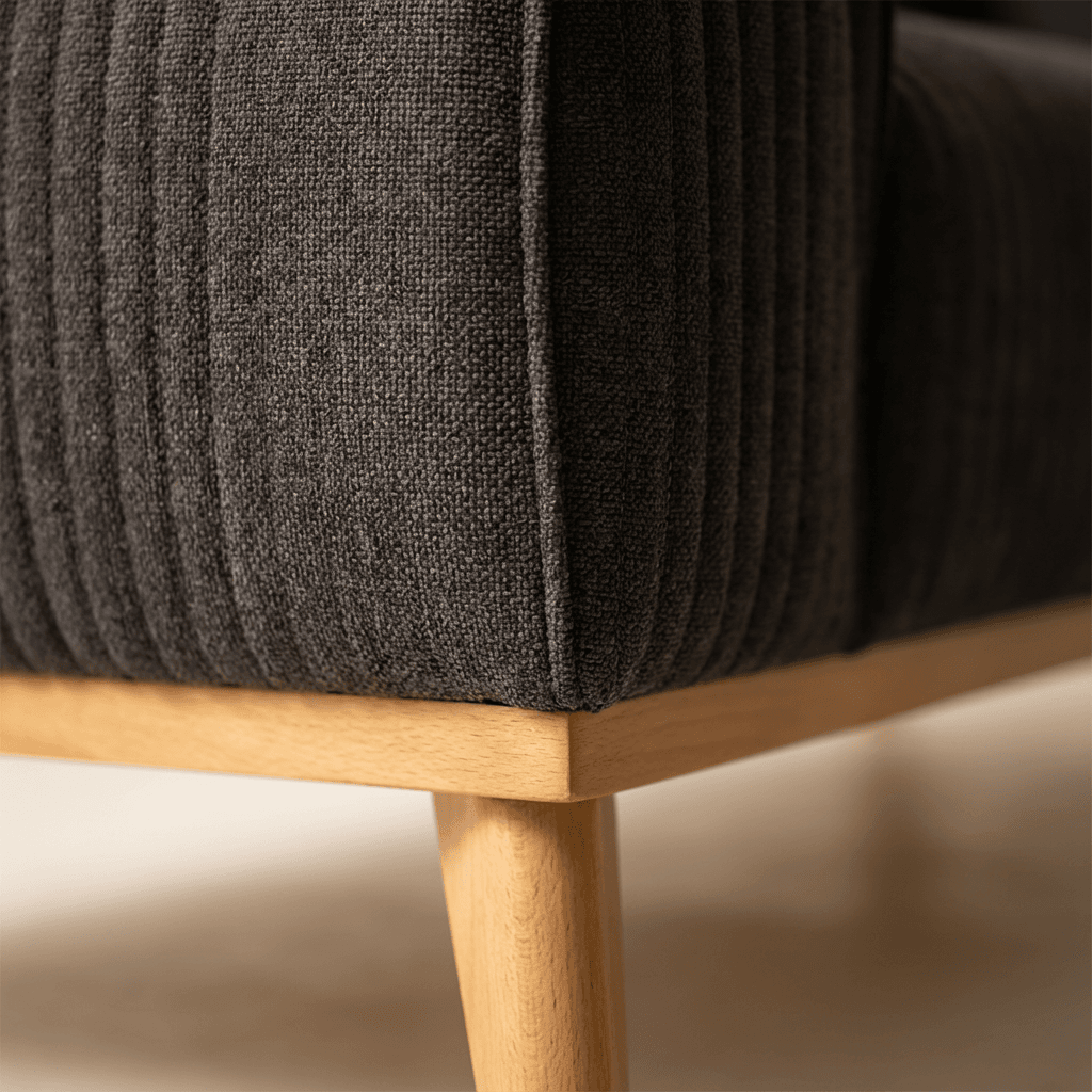 Angel Yataklı Üçlü Koltuk Krem