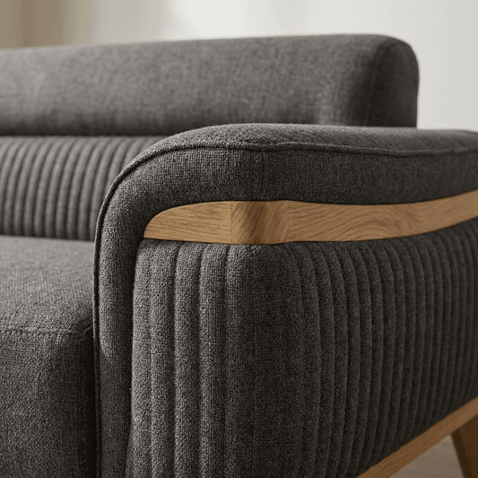 Angel Yataklı Üçlü Koltuk Krem